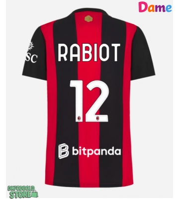 AC Milan Adrien Rabiot #12 Replika Hjemmebanetrøje Dame 2026-27 Kortærmet